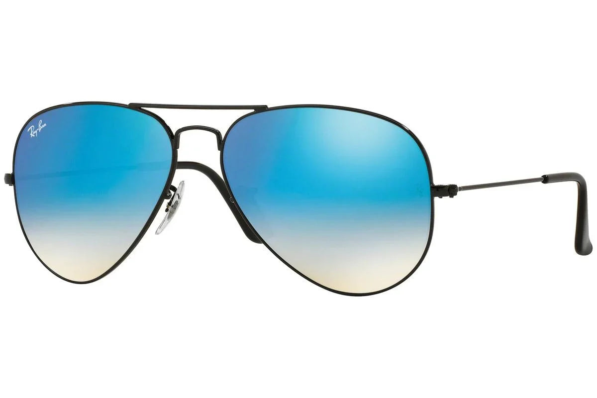 Ray-Ban Aviator Flash Lenses Gradient RB3025 002/4O 62mm – Black Blue Gradient