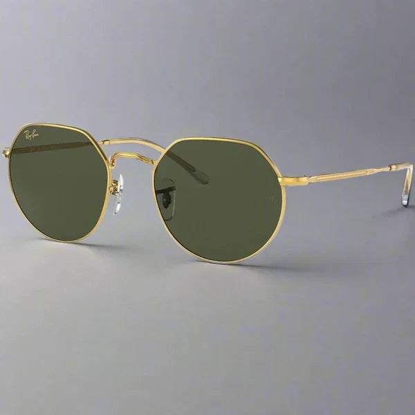 Ray-Ban Jack RB3565 919631 – Gold Green