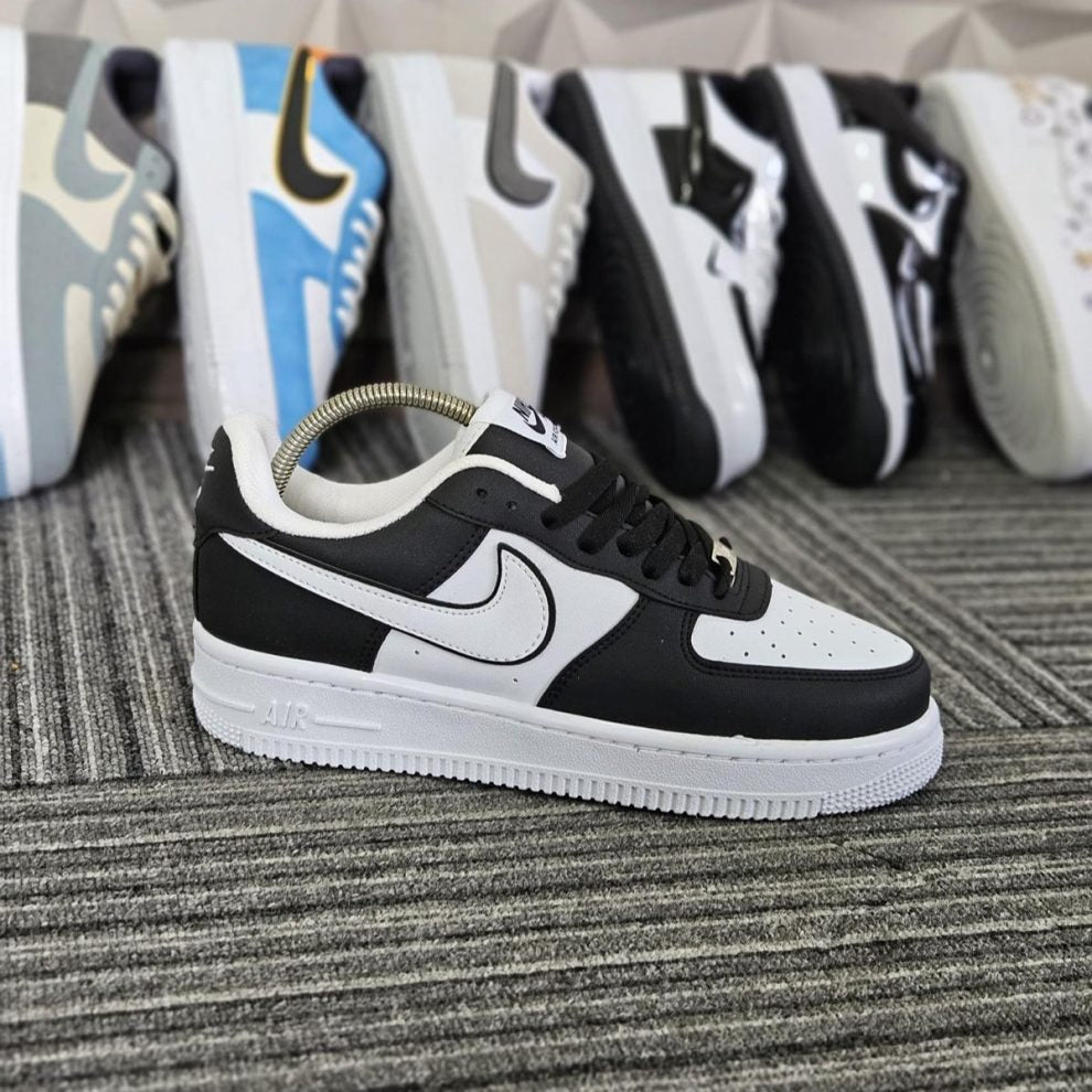 Sneakers Model Air Force Panda – Piele Ecologică Premium