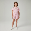 Compleu fete Model PR Roz – Tricou & pantaloni scurți