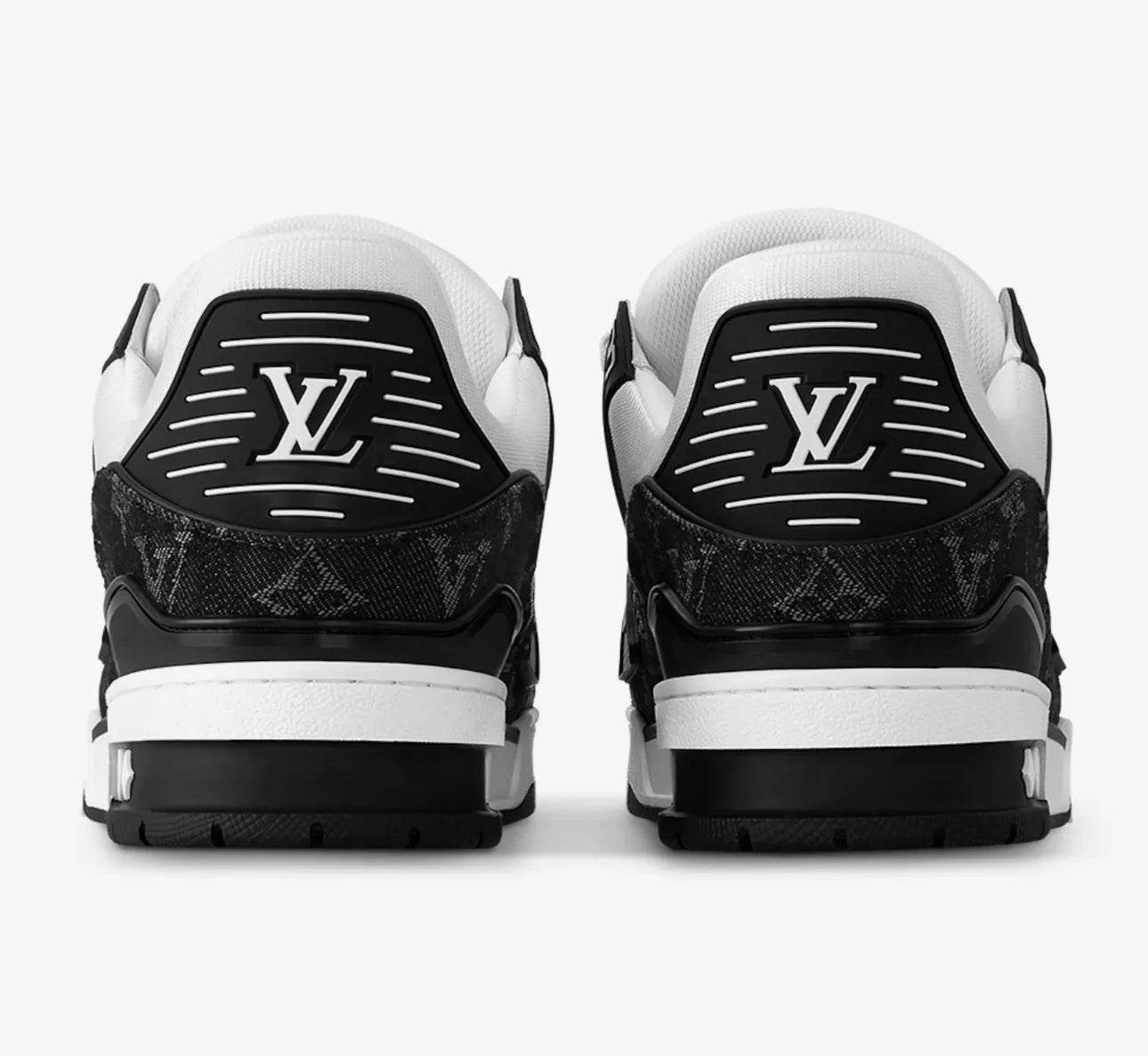 Pantofi Sport LV Trainer – Alb/Negru