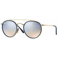 Ray-Ban RB3647N 001/40 – Gold Blue Gradient
